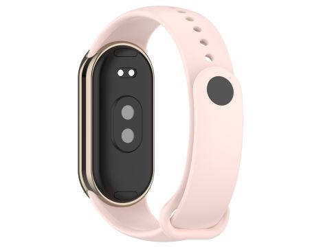 Pasek Opaska Bransoleta Silikon Różowy do Xiaomi Mi Band 8 9 - 3